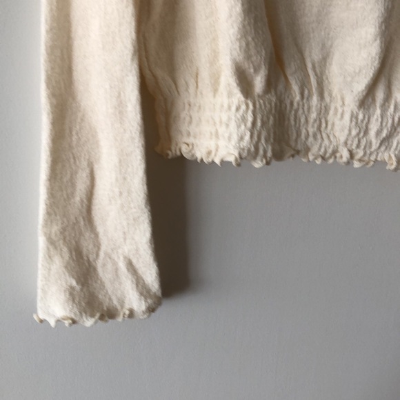 MADEWELL Texture & Thread cream top - Picture 3 of 4